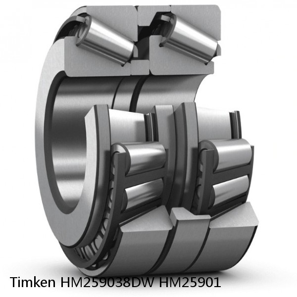 HM259038DW HM25901 Timken Tapered Roller Bearing