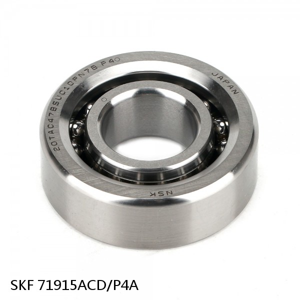 71915ACD/P4A SKF Super Precision,Super Precision Bearings,Super Precision Angular Contact,71900 Series,25 Degree Contact Angle #1 small image